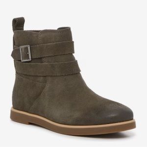 NEW UGG Women's Josefene Ankle Suede Fashion Boot Size 6 M Dark Slate Green